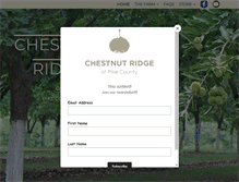 Tablet Screenshot of chestnutridgeofpikecounty.com